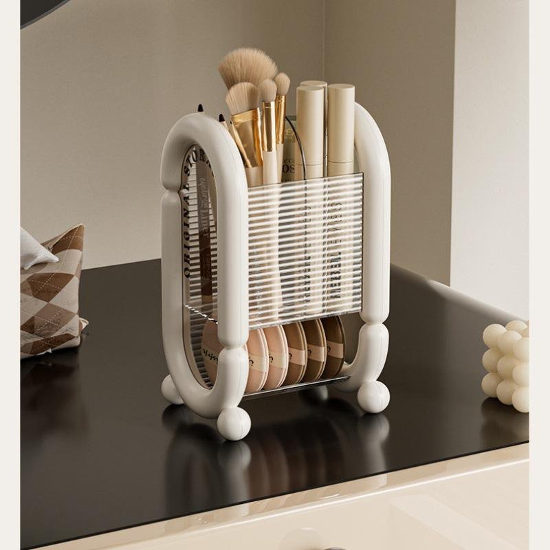 Light luxury minimalist makeup brush storage tube dressing table desktop eyebrow pencil brush storag