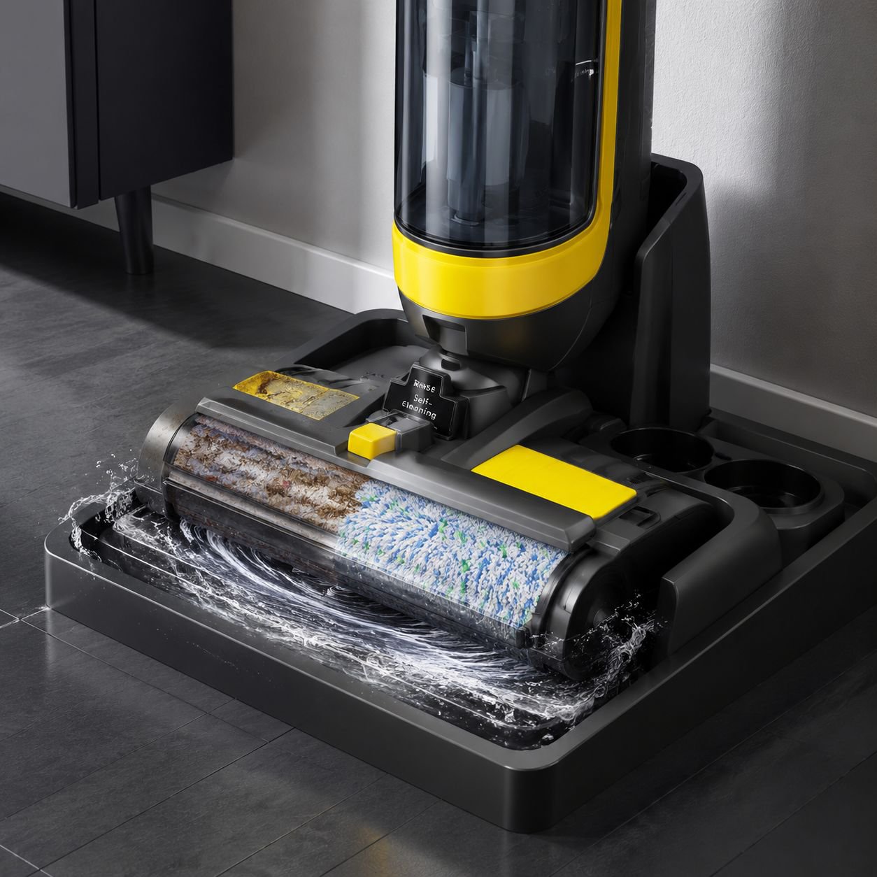 Portable vacuum for cleaning car interior