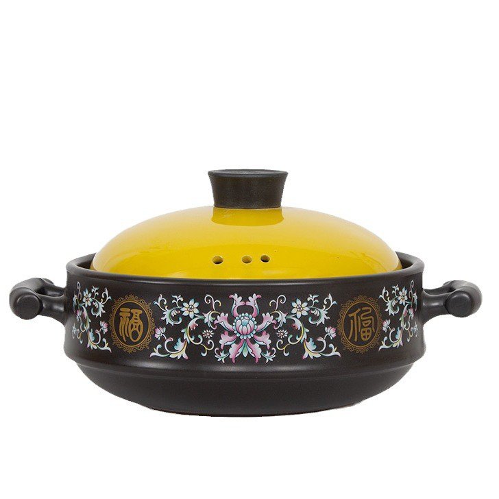 Enamel dry burning pot