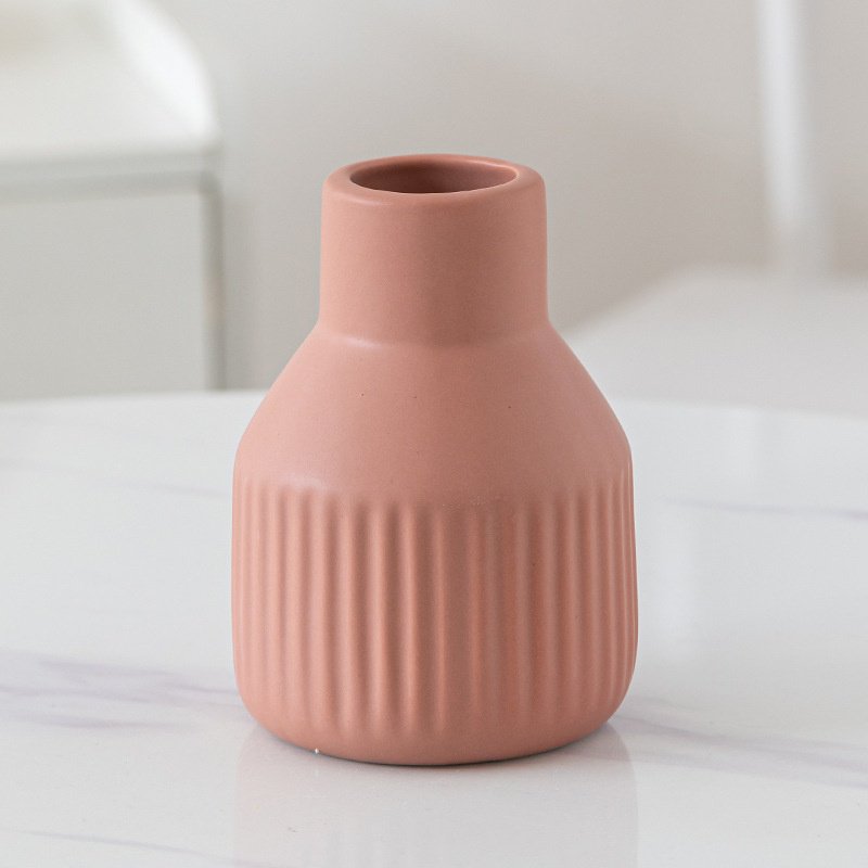 Ceramic vases for home decoration