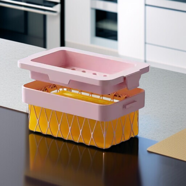 욕실에 설치된 멀티 비누케이스 모습