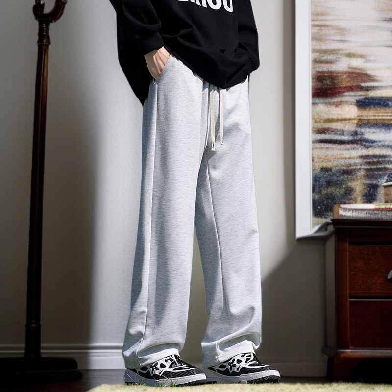 편안한 남자 와이드 팬츠 소재