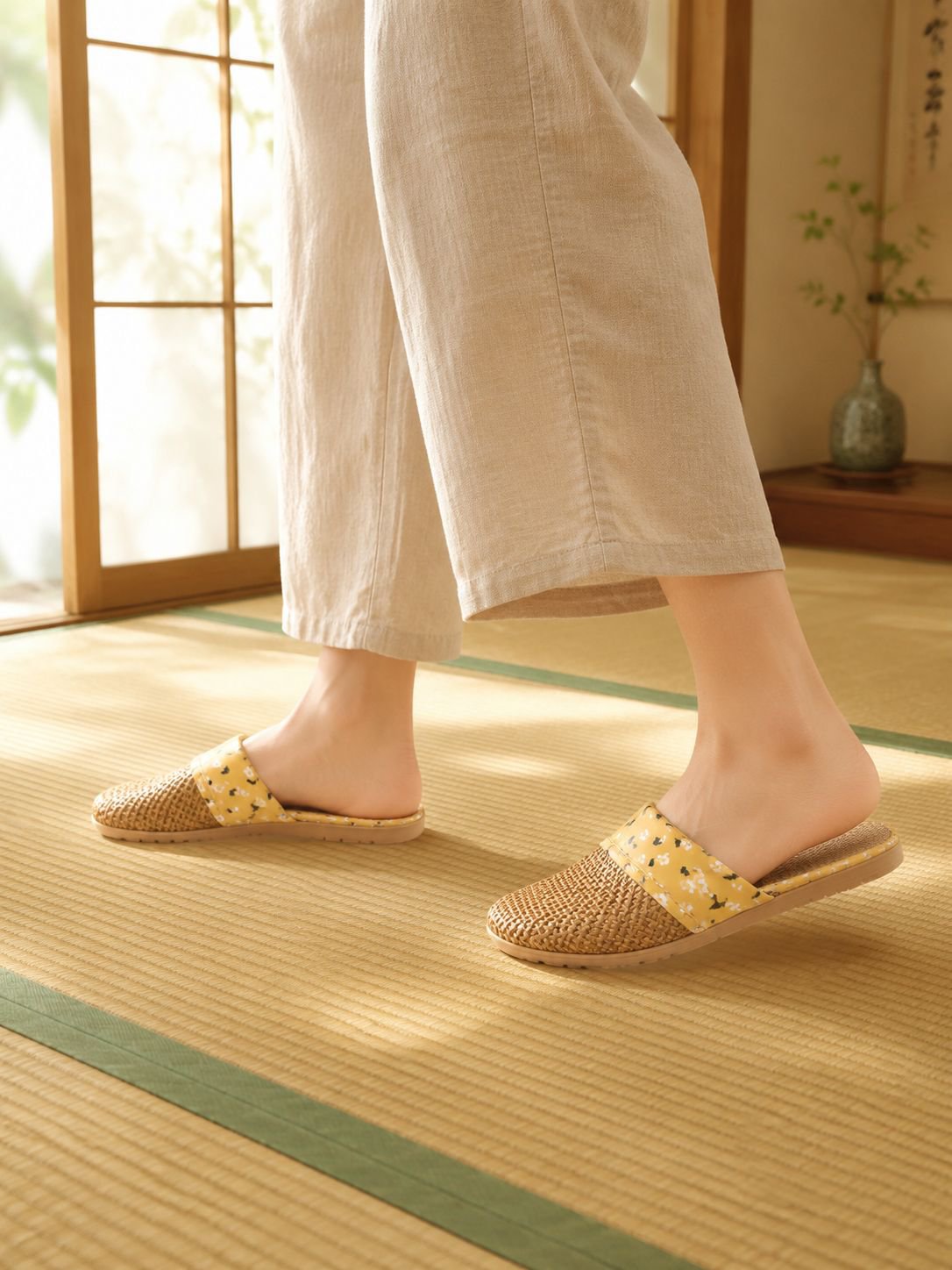 ペアで使えるカップル向けリネンサンダル