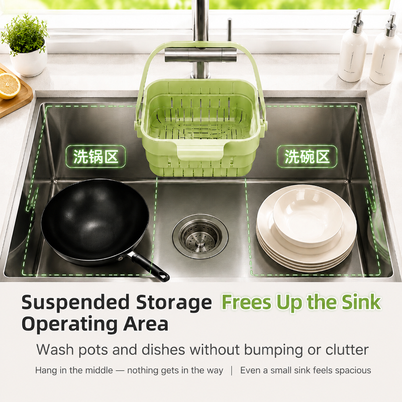 JMY - Hanging Telescopic Water Sink Filter Basket