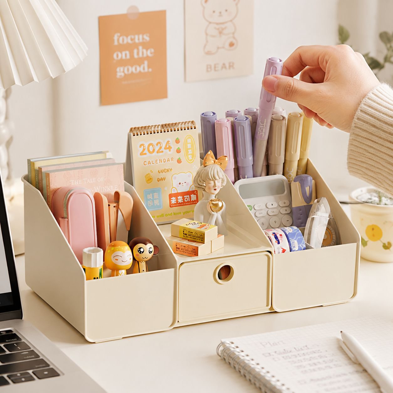 Desktop-Schubladen-Organizer für Lippenstifte und Kosmetik