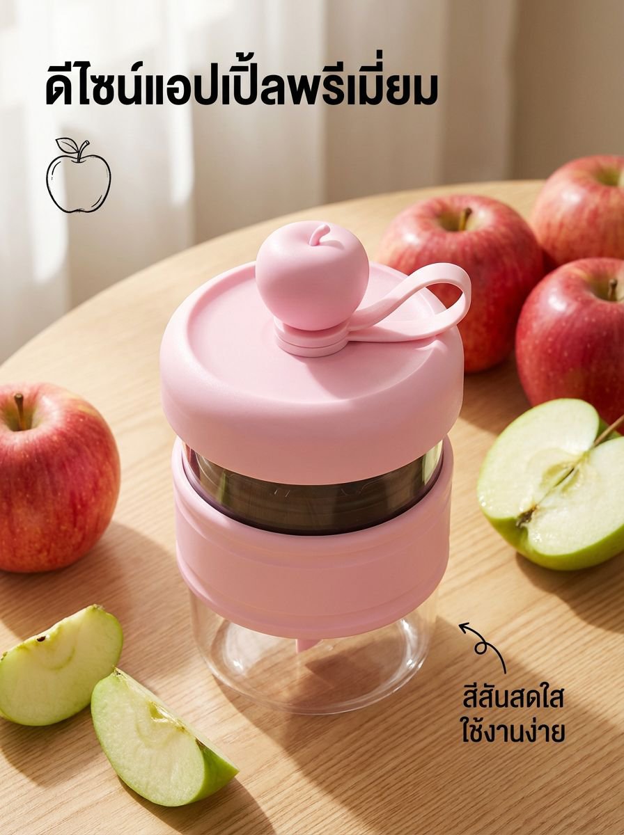 ถ้วยน้ำแข็งมัลติฟังก์ชันสำหรับคั้นน้ำแอปเปิล