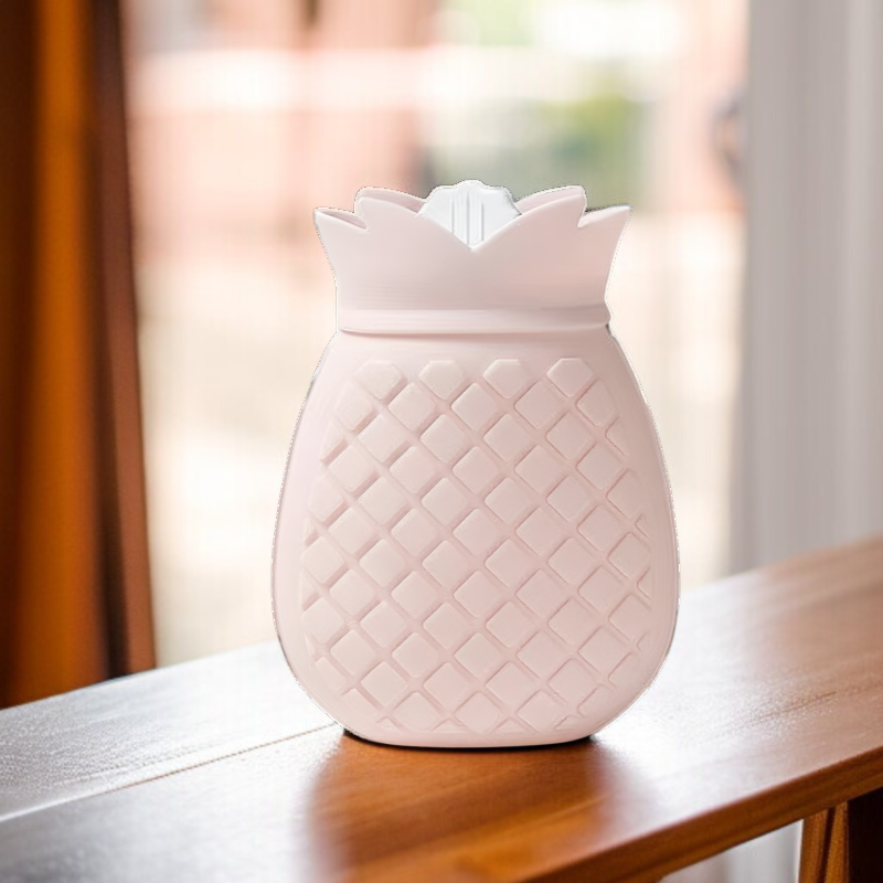 친환경 소재의 파인애플 실리콘 온수팩