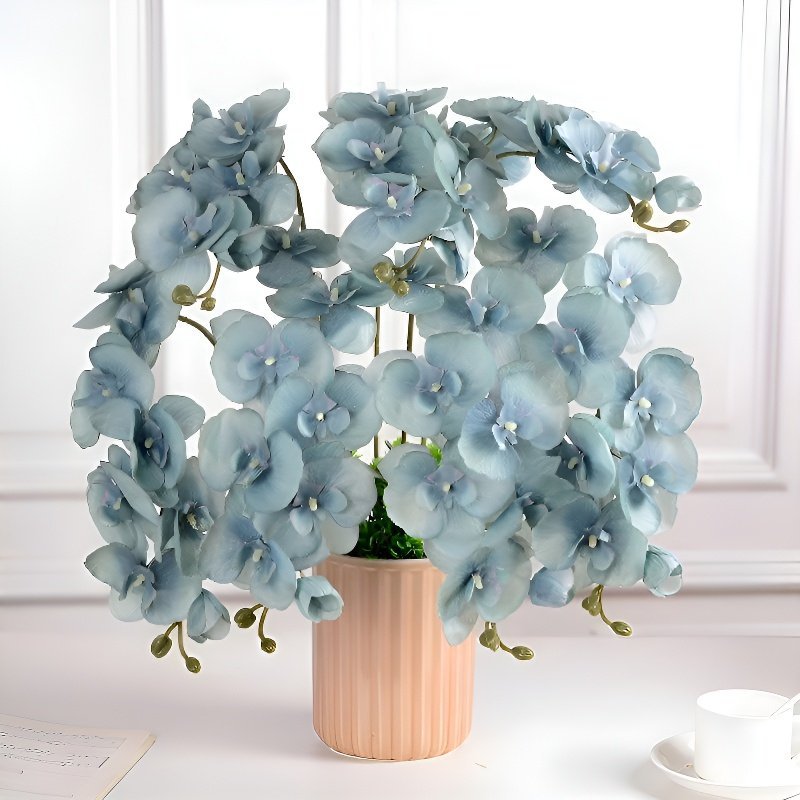 Orchidée papillon artificielle décoration européenne pour la maison