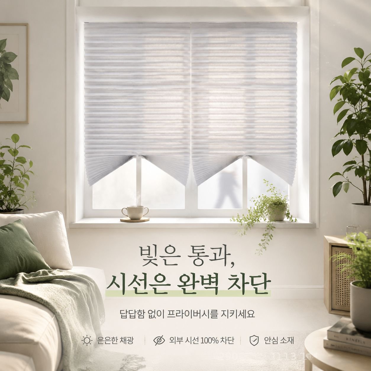 햇빛 차단 방문용 커튼