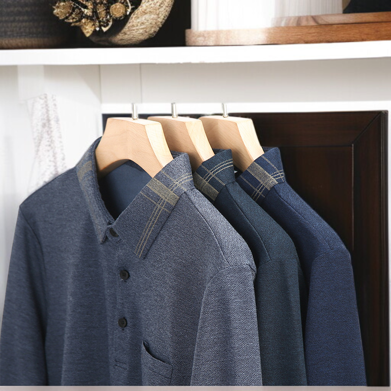 ソリッドカラーライトビジネスTシャツ前面デザイン