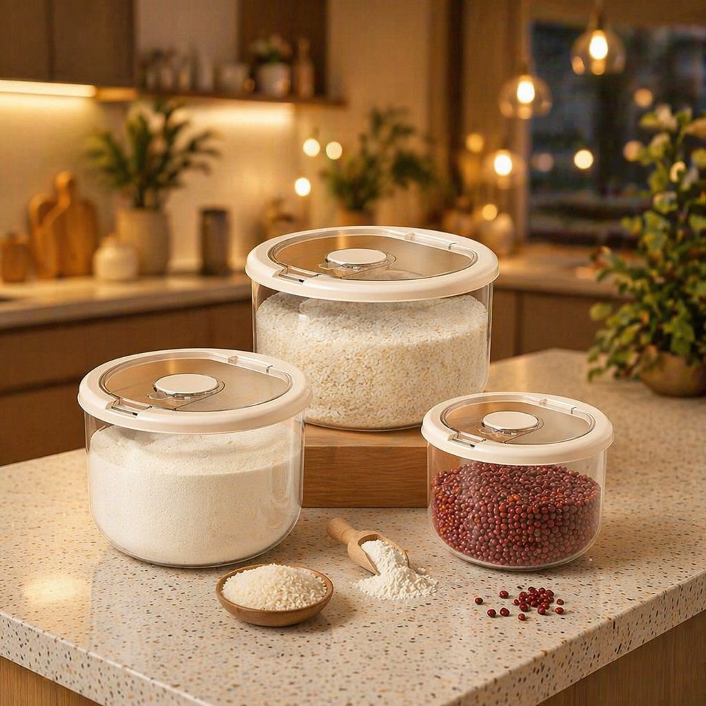 Durable airtight household food organizer