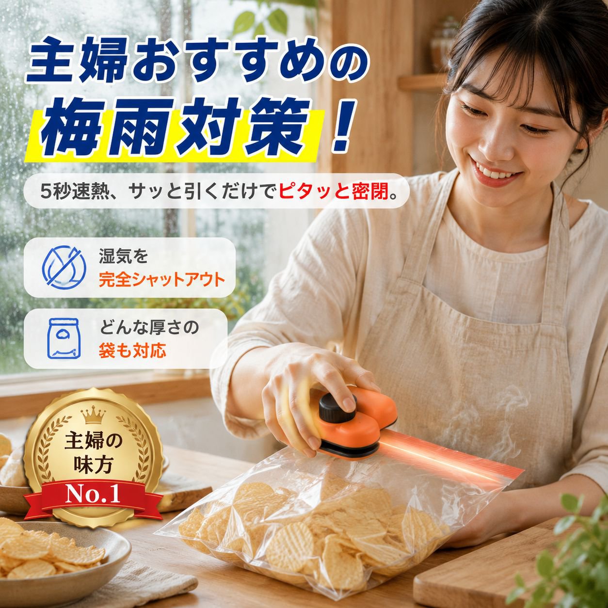 コンパクト携帯シーリングマシン
