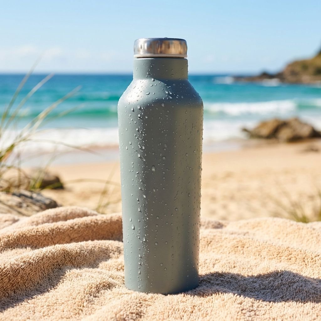 アウトドアスポーツ用ステンレス製断熱カップ