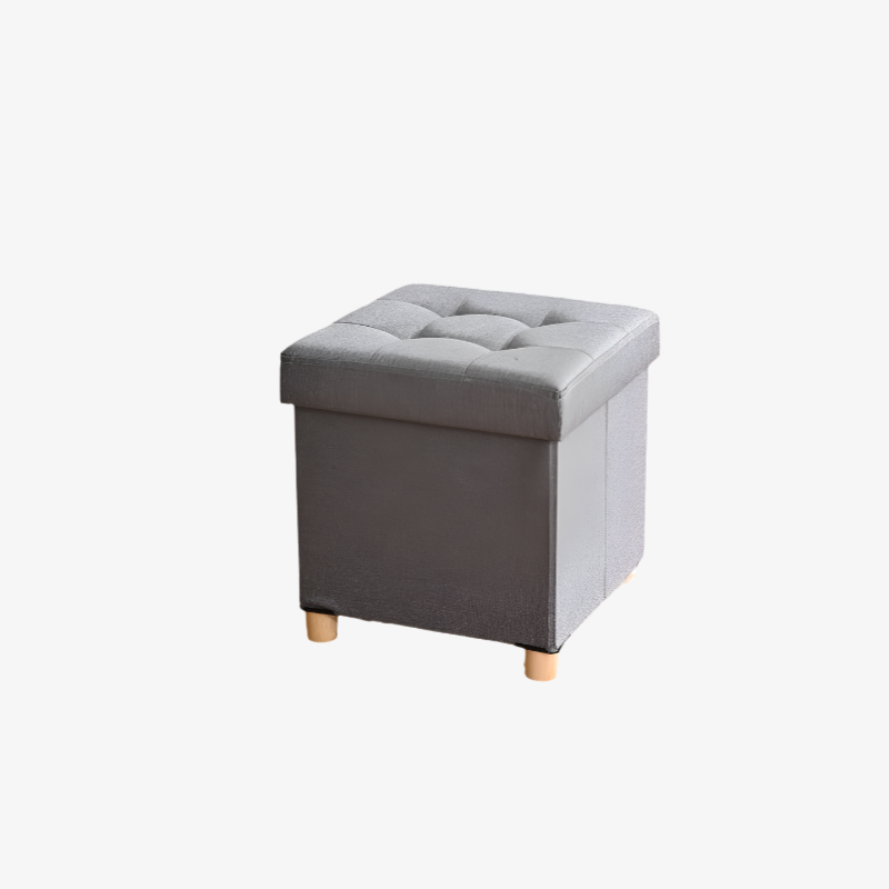 ふた付きで中身が見えない収納