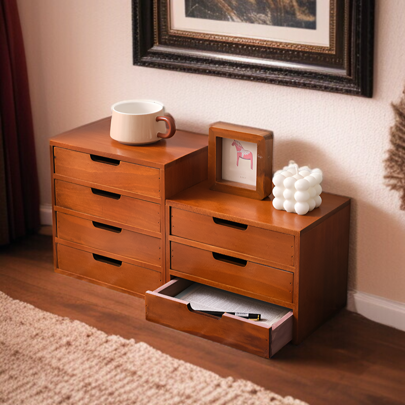 잡동사니 수납장 깔끔한 정리 예시