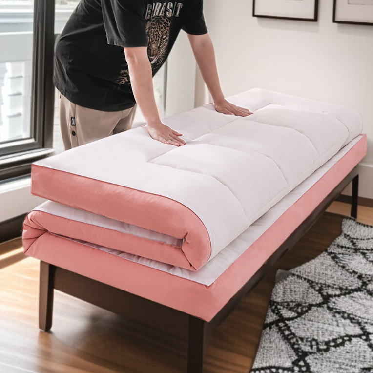 프리미엄 소재 패딩 매트리스 두께 강조