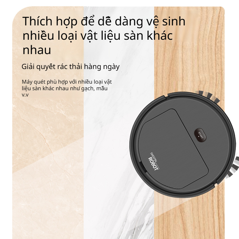 Robot Quét Nhà Đa Năng Robot Quét Nhà Hoàn Toàn Tự Động Thông Minh Nhỏ