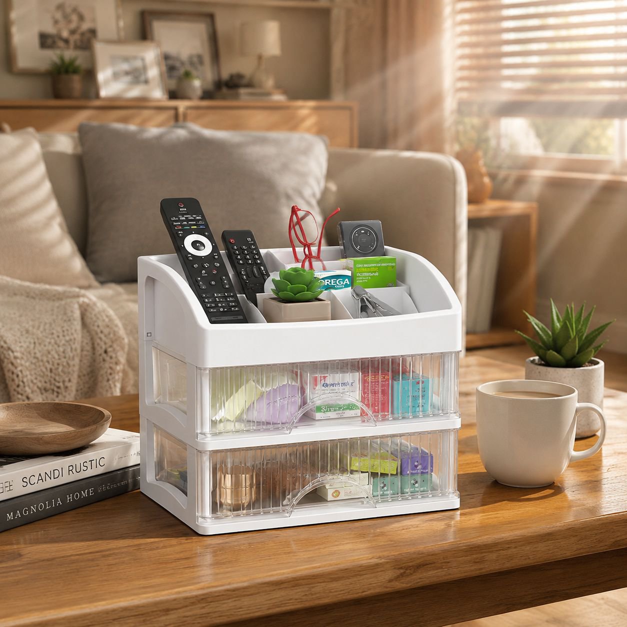 Household Multi-tier Dustproof Drawer Organizer