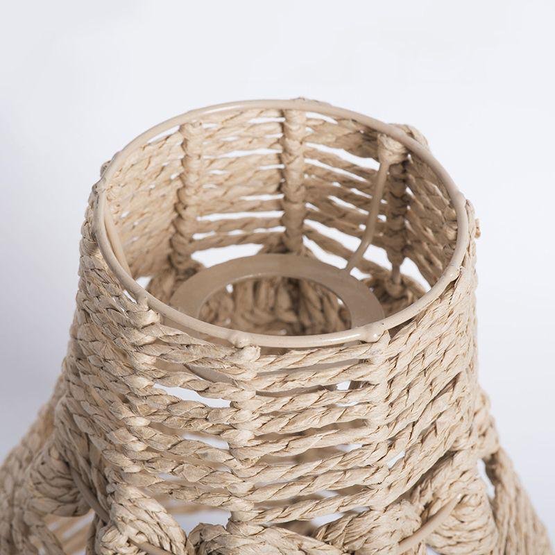 Rope braided Chinese chandelier