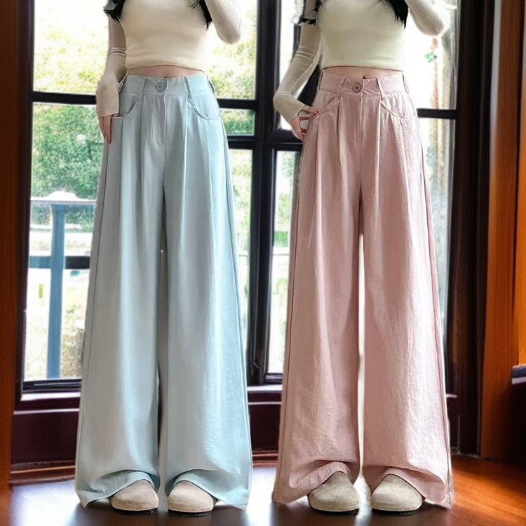 남성용 드롭감 와이드 팬츠