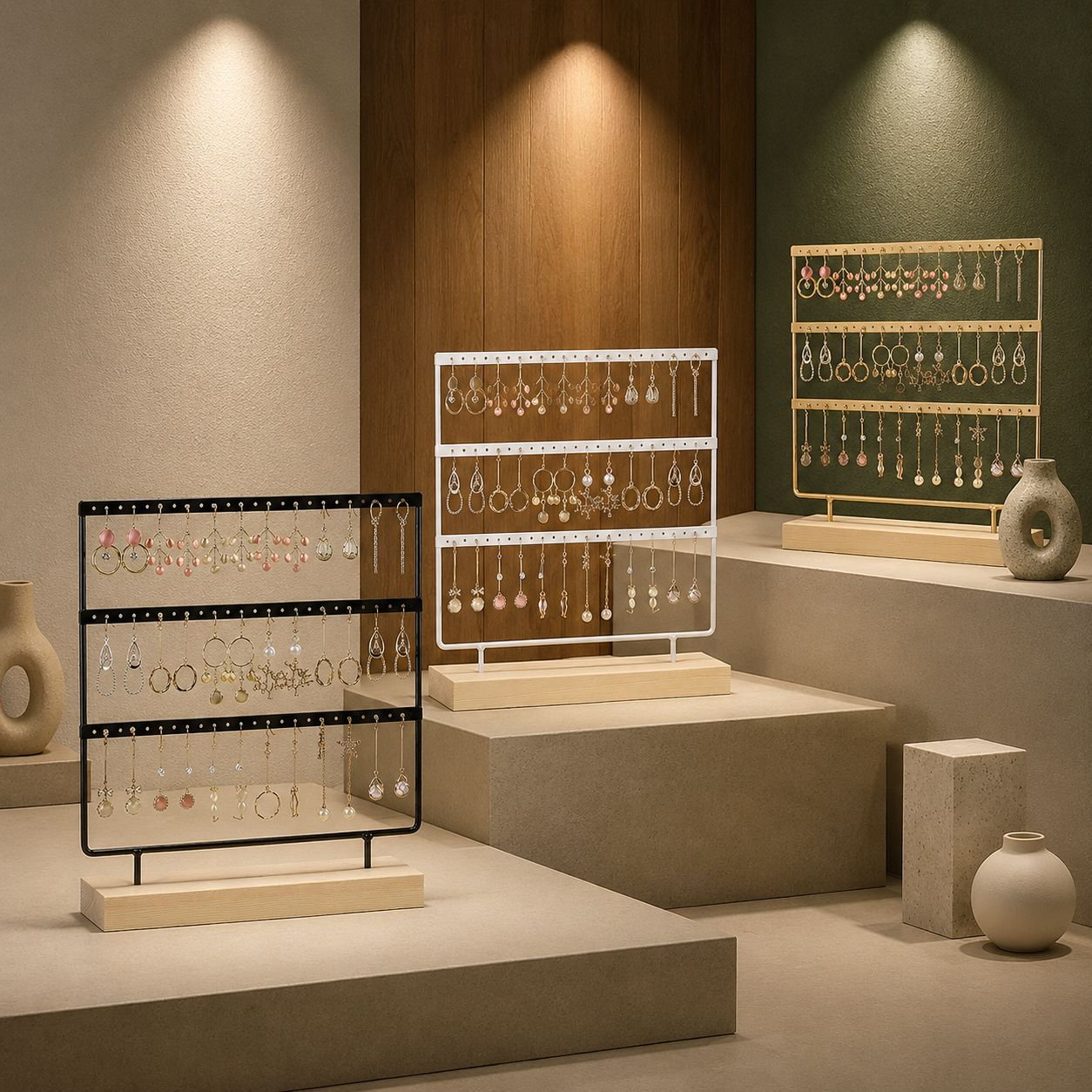 Home Earring Organizer Hanging Display Stand