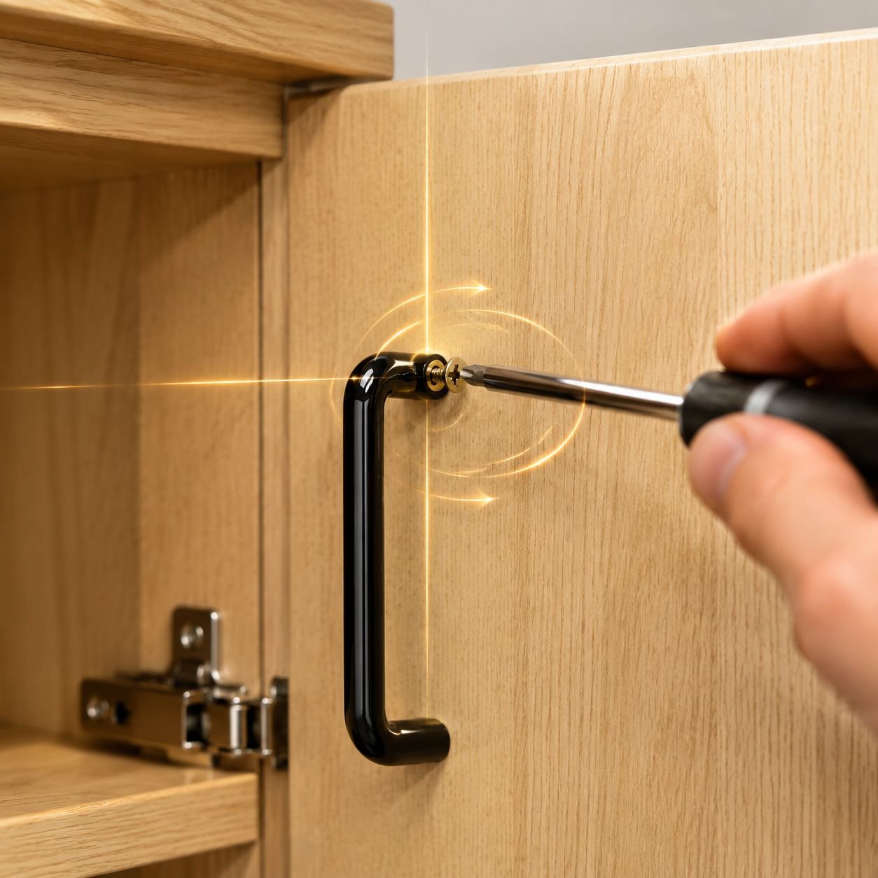 Heavy-duty industrial handle for toolbox