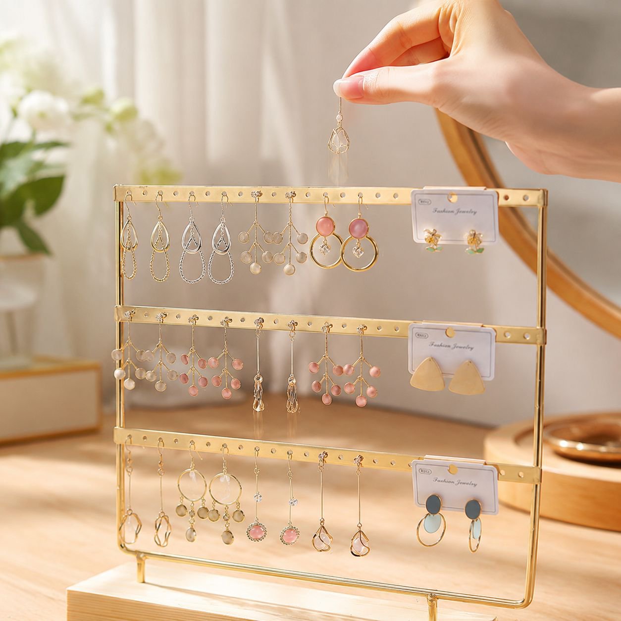 Robuster Schmuckständer für Ohrringe und Schmuck