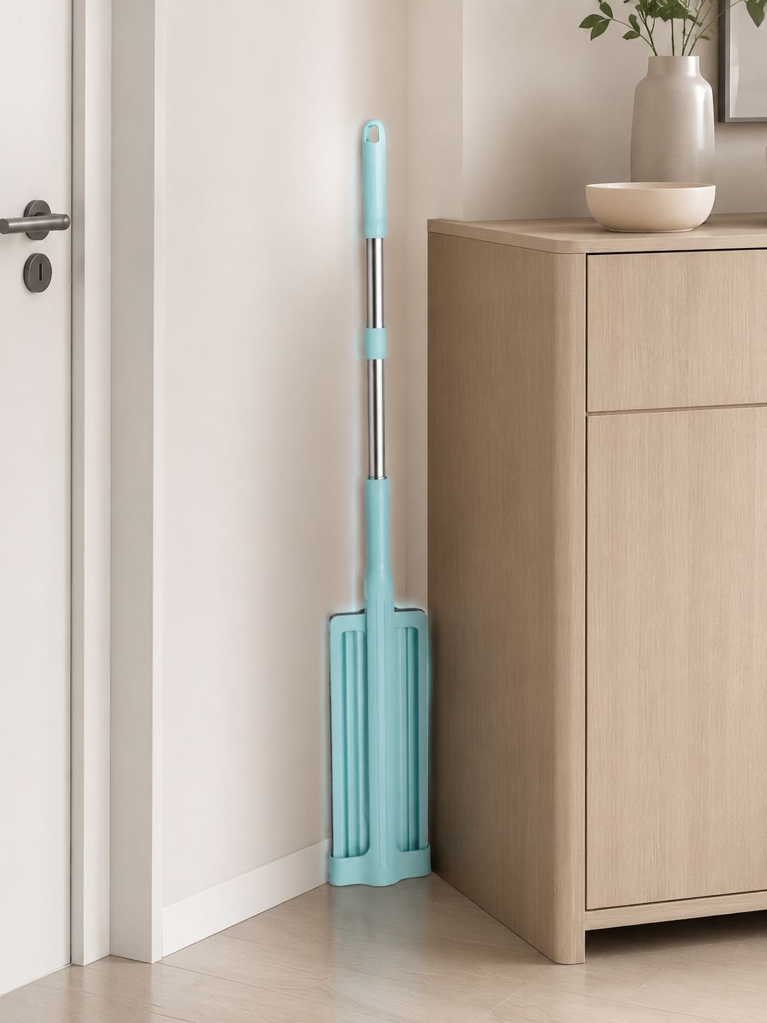 Easy to use flat mop for sparkling clean floors