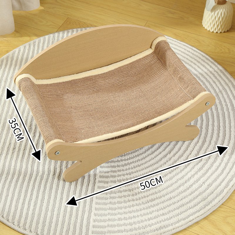 木製の爪研ぎロッキングチェアベッド