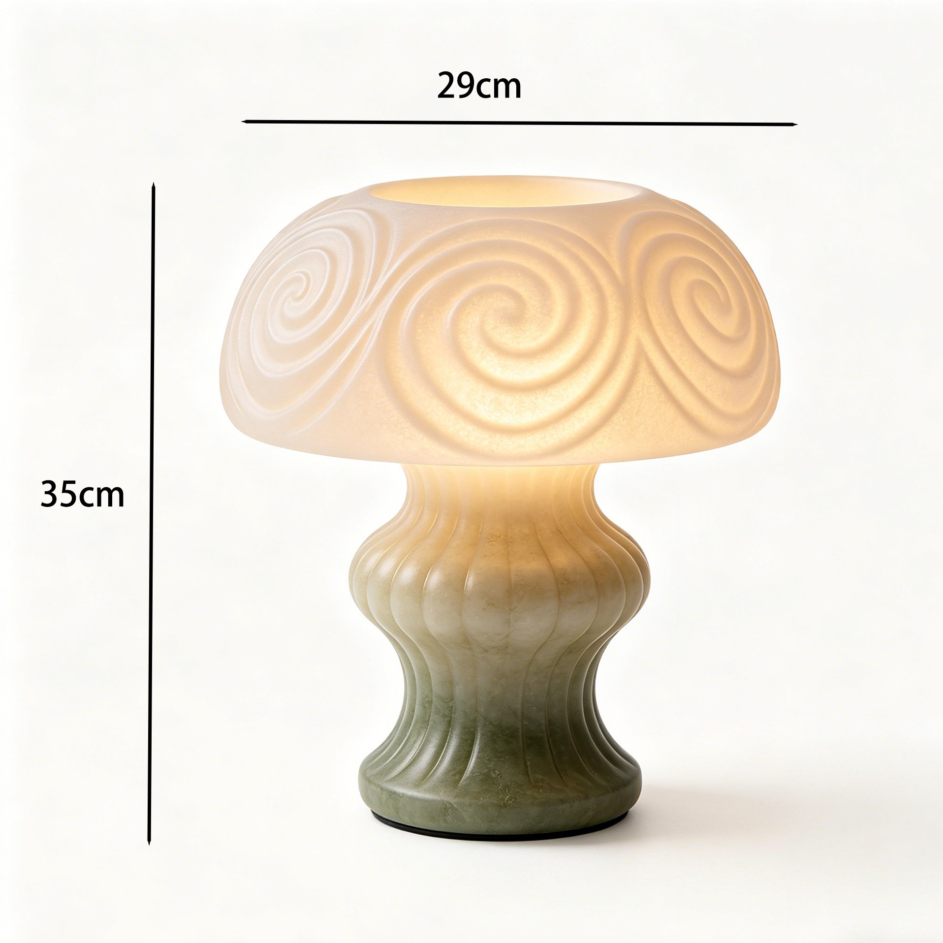 European Retro Table Lamp on wooden desk