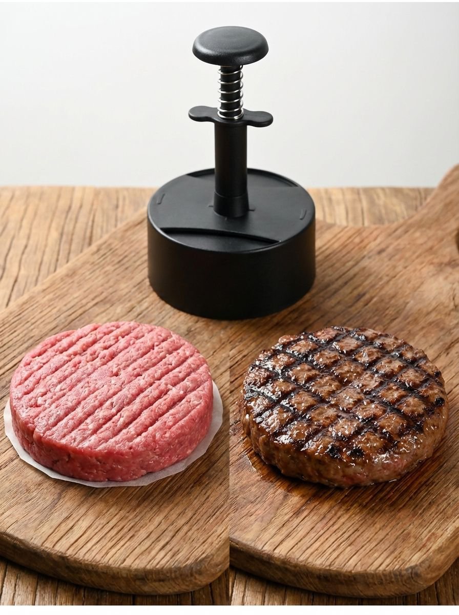 Ergonomisches Design der Burgerpresse