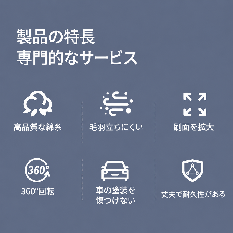 柔らかい繊維の車用クリーニングダスター