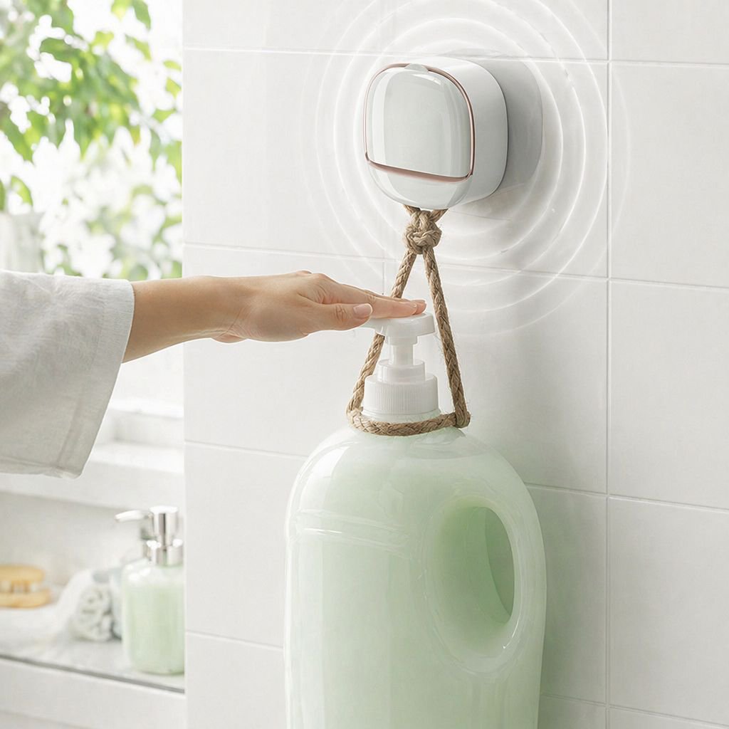 Support porte-savon mural sans perçage avec égouttoir