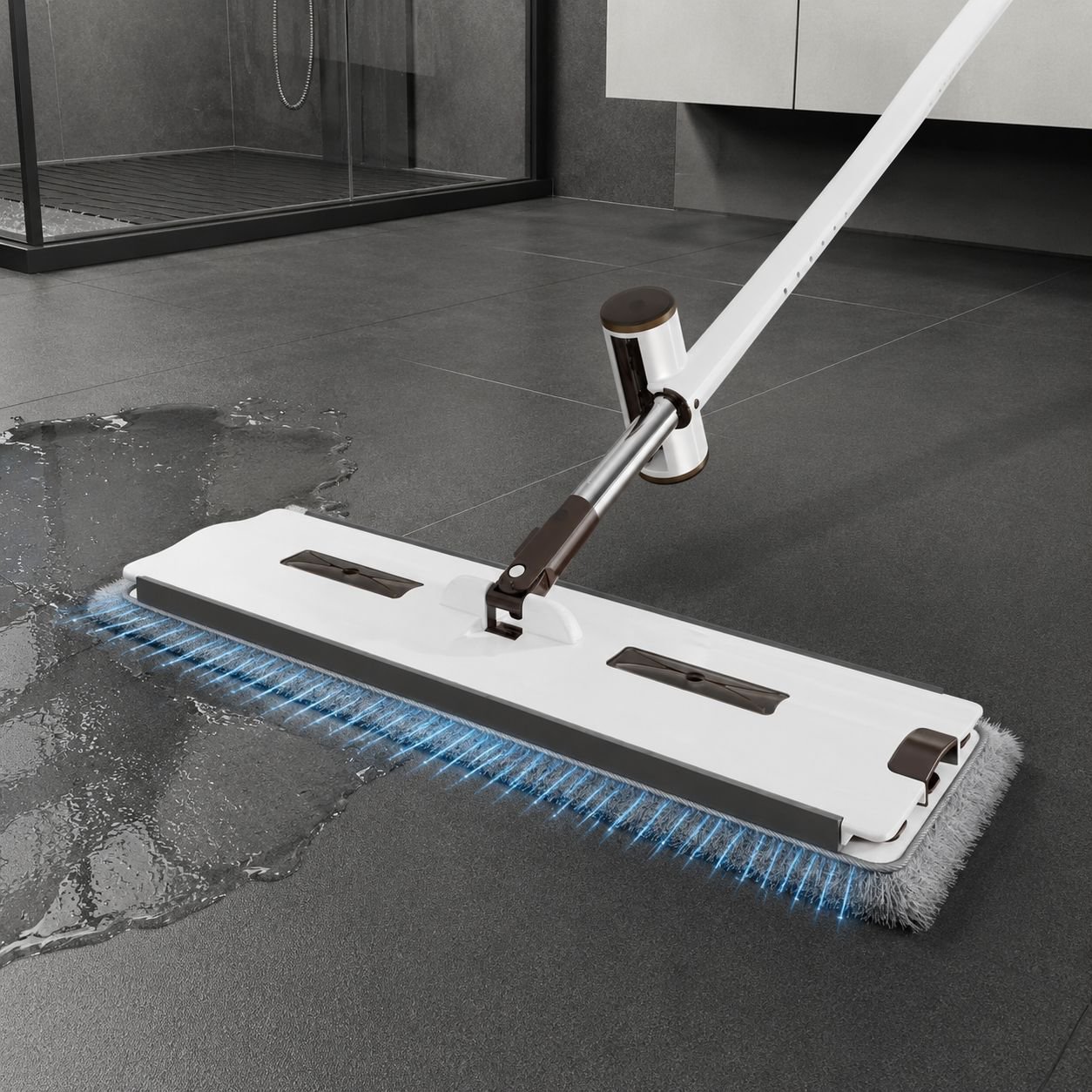 Durable microfiber pad for bacteria and mite removal