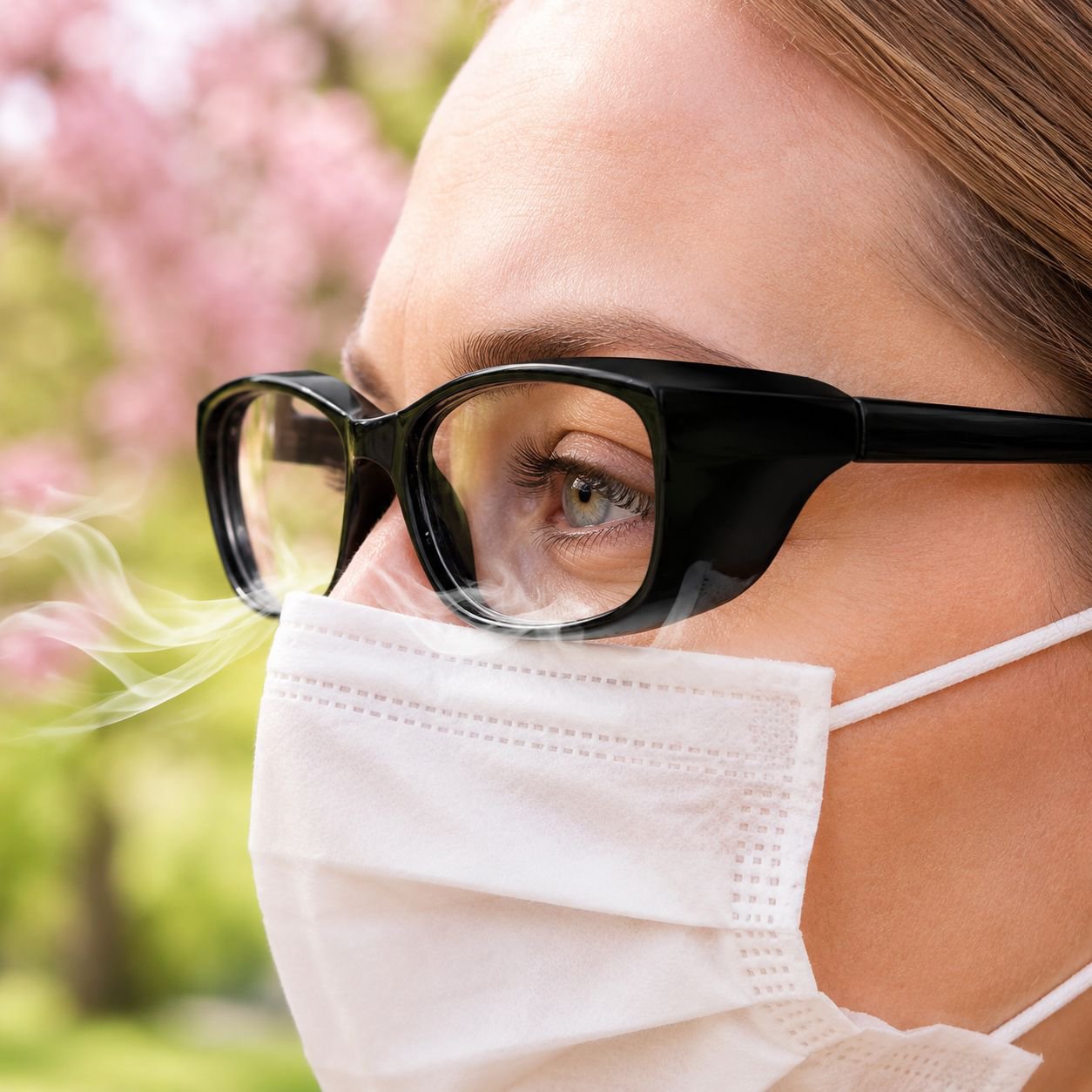 S Japanese UV-protective 400 anti-fog, anti-pollen, anti-blue light, anti-pollen allergy, dust safet
