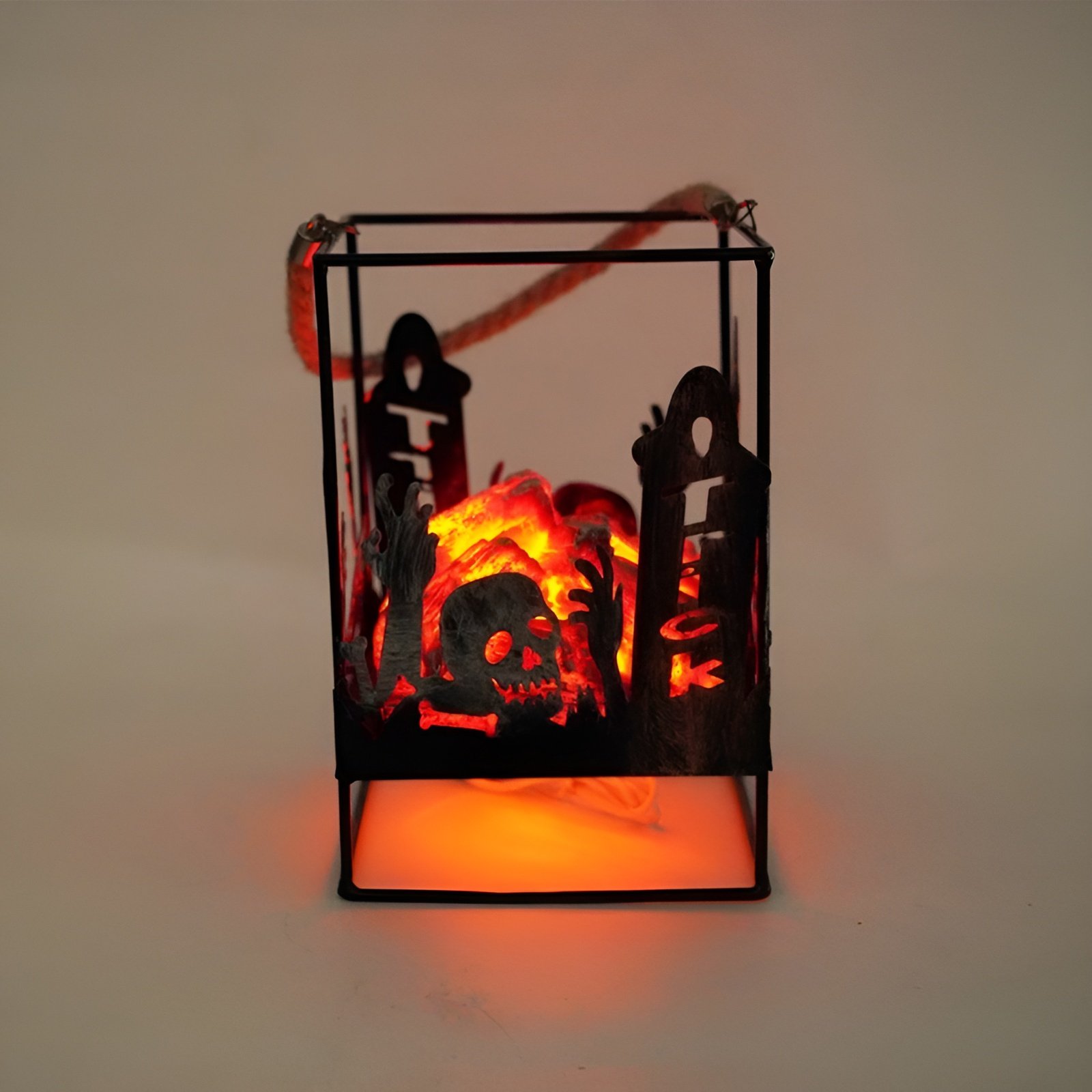 European-style imitation charcoal flame LED decorative light