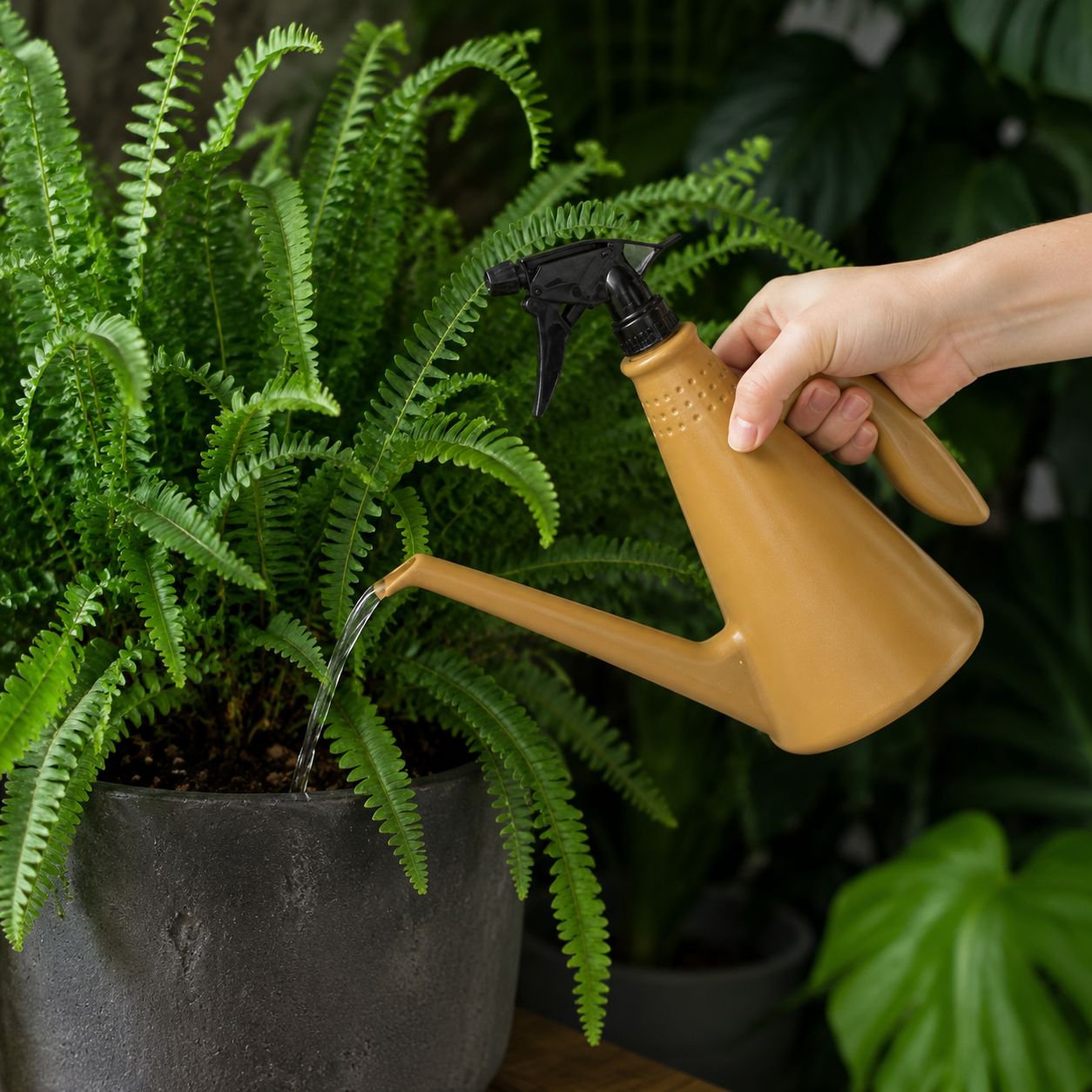 Hand Pressure Spray Pot Flower Shower Dual-purpose Household Watering Pot