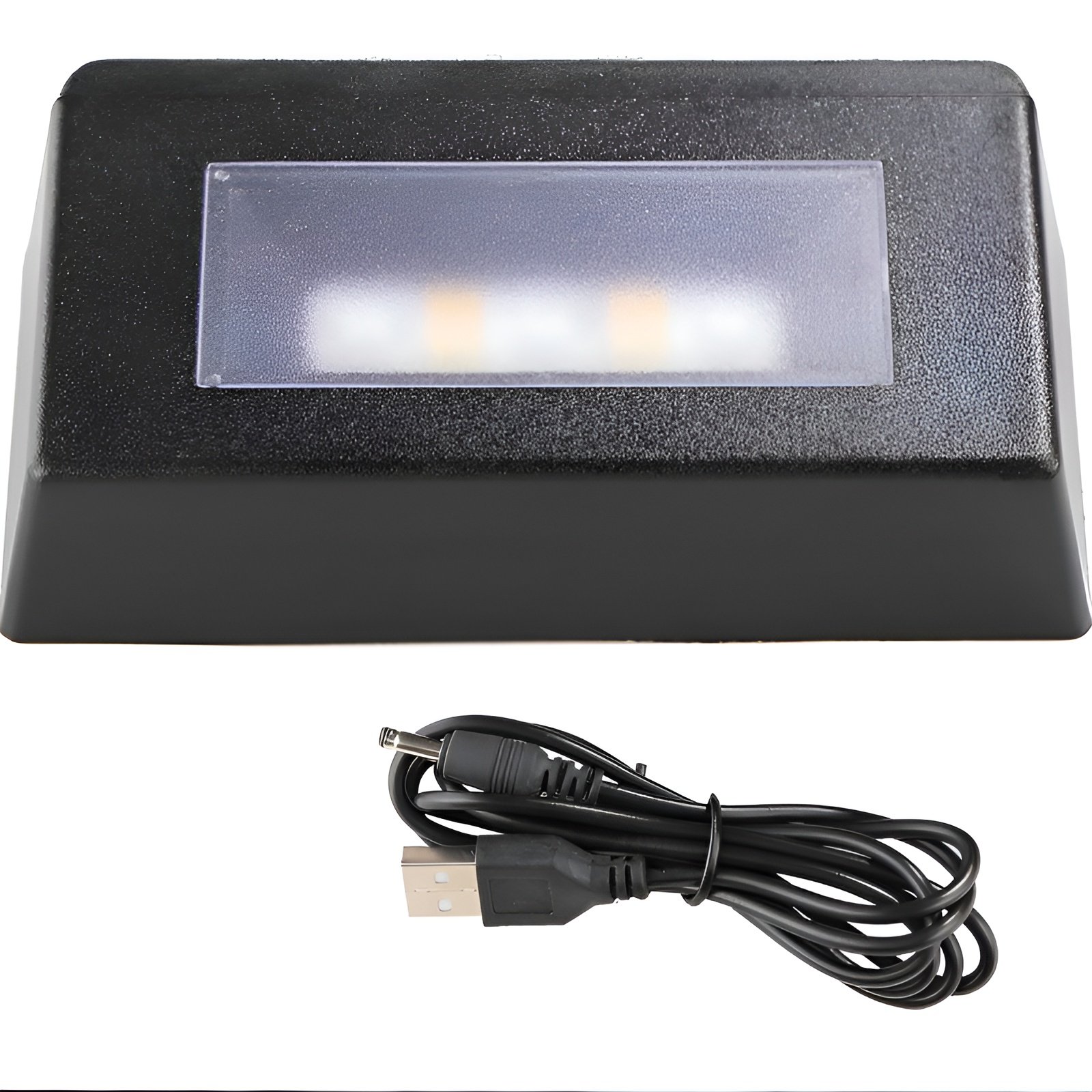 3D grabado en cristal lámpara nocturna pequeña 