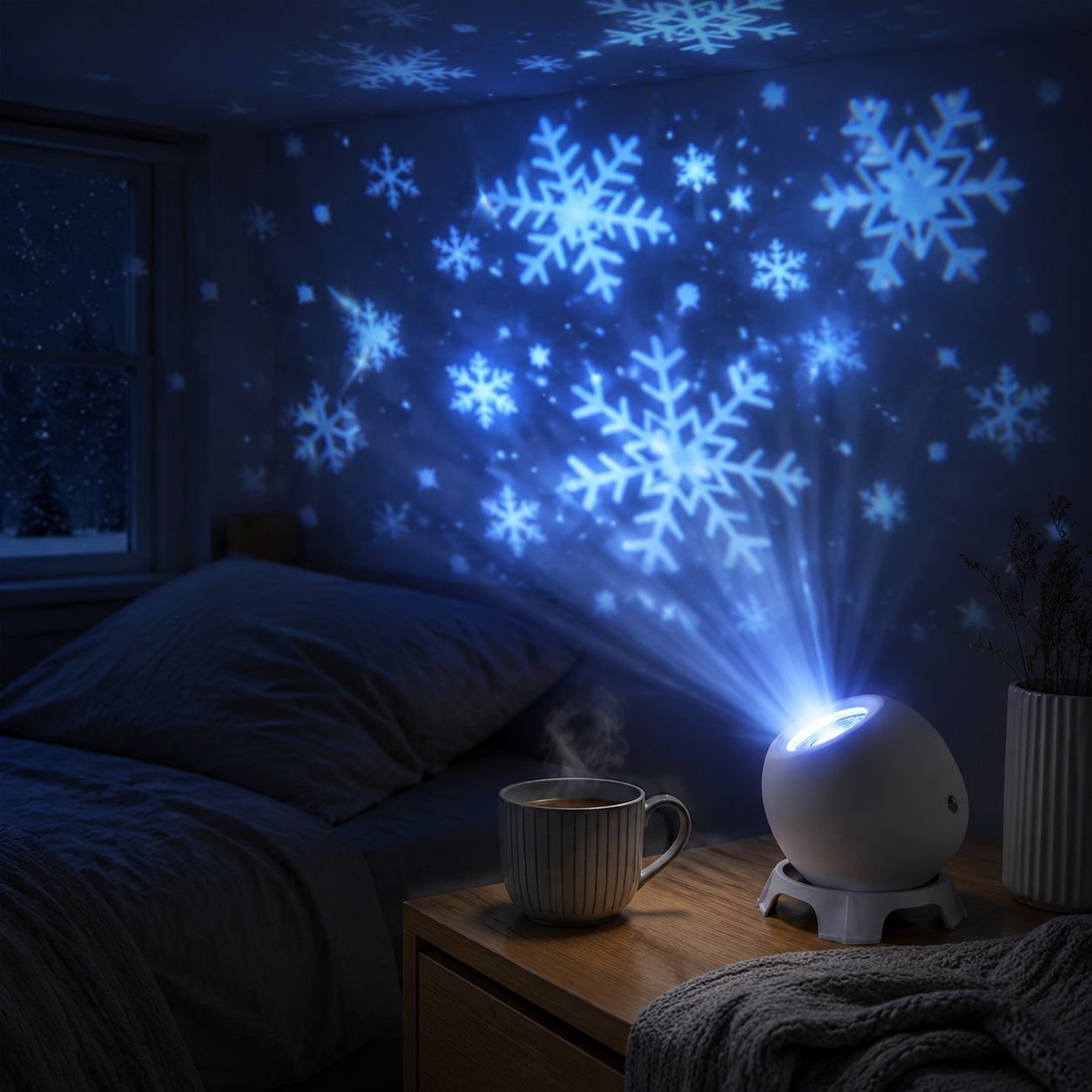 Romantic Starry Sky Rotating Projector Lamp