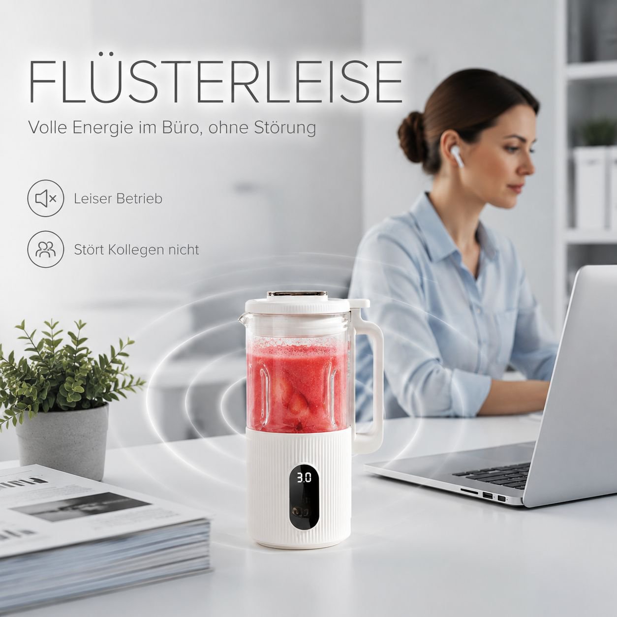 Vollautomatische, kleine Sojamilchmaschine ohne Filter