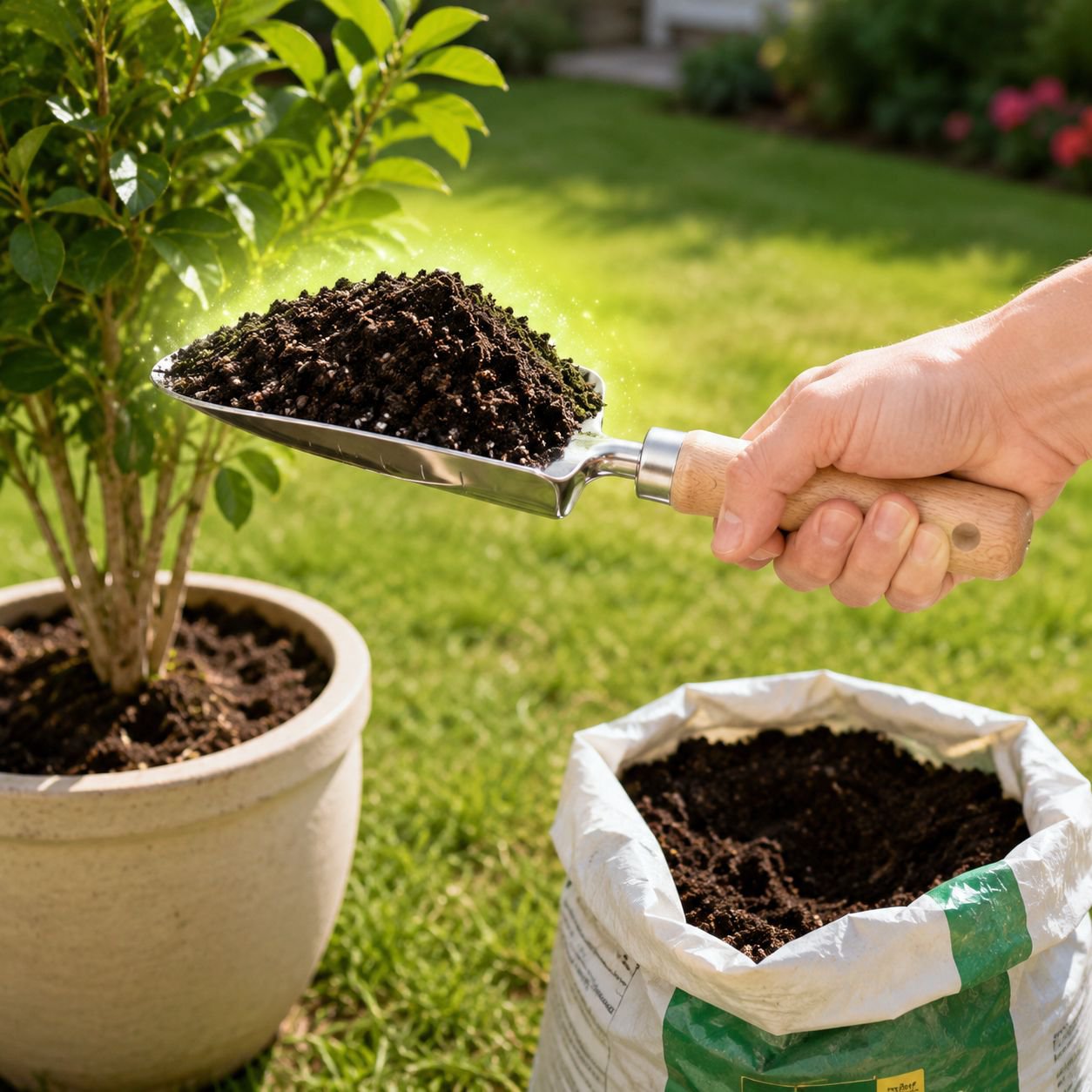 Transplanting tools for garden maintenance