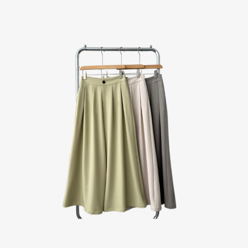 여성용 와이드 팬츠 슬랙스 코디