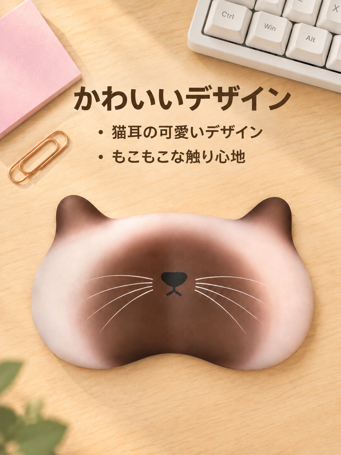 デスク周りをかわいく演出する猫テーマのマウスパッド