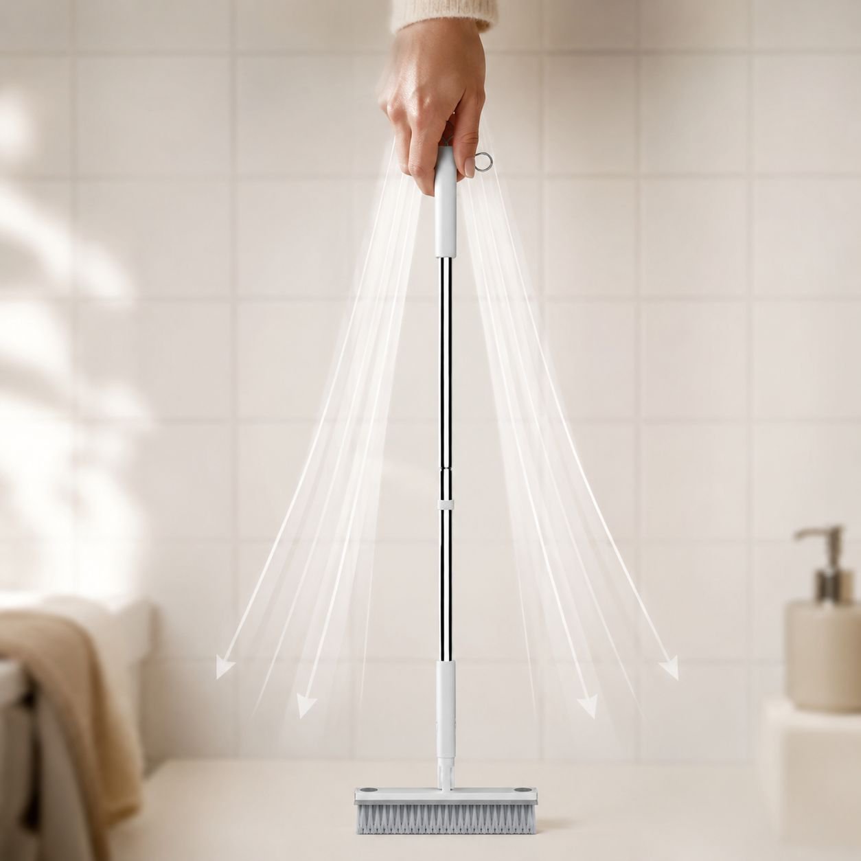 Multi-purpose cleaning brush for home hygiene