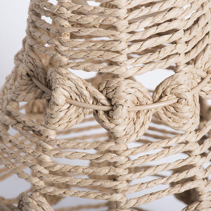 Rope braided Chinese chandelier