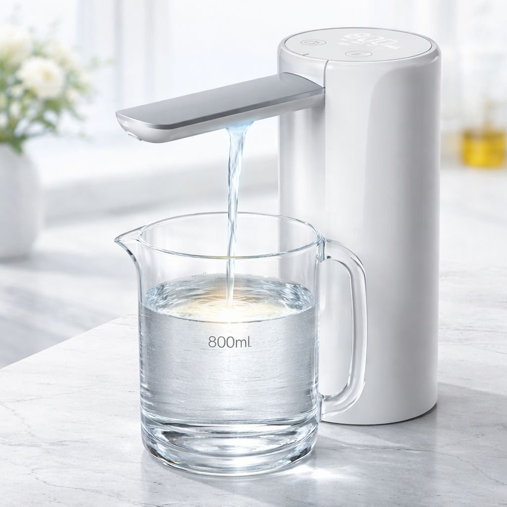 Elektrischer Trinkwasserspender in moderner Küche