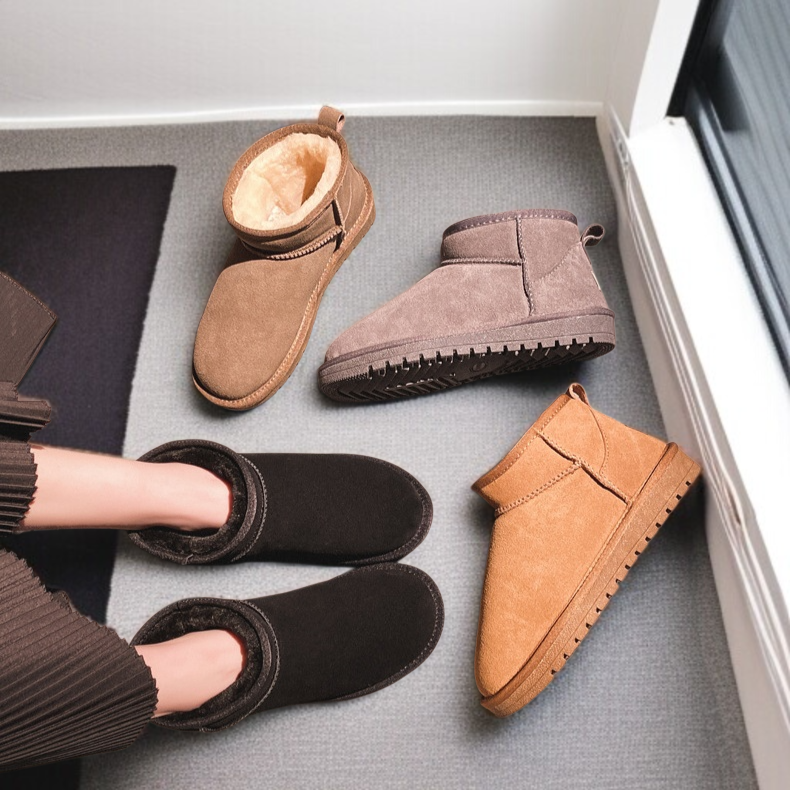 여성 북동부 앵클 부츠 겨울 패션 스타일