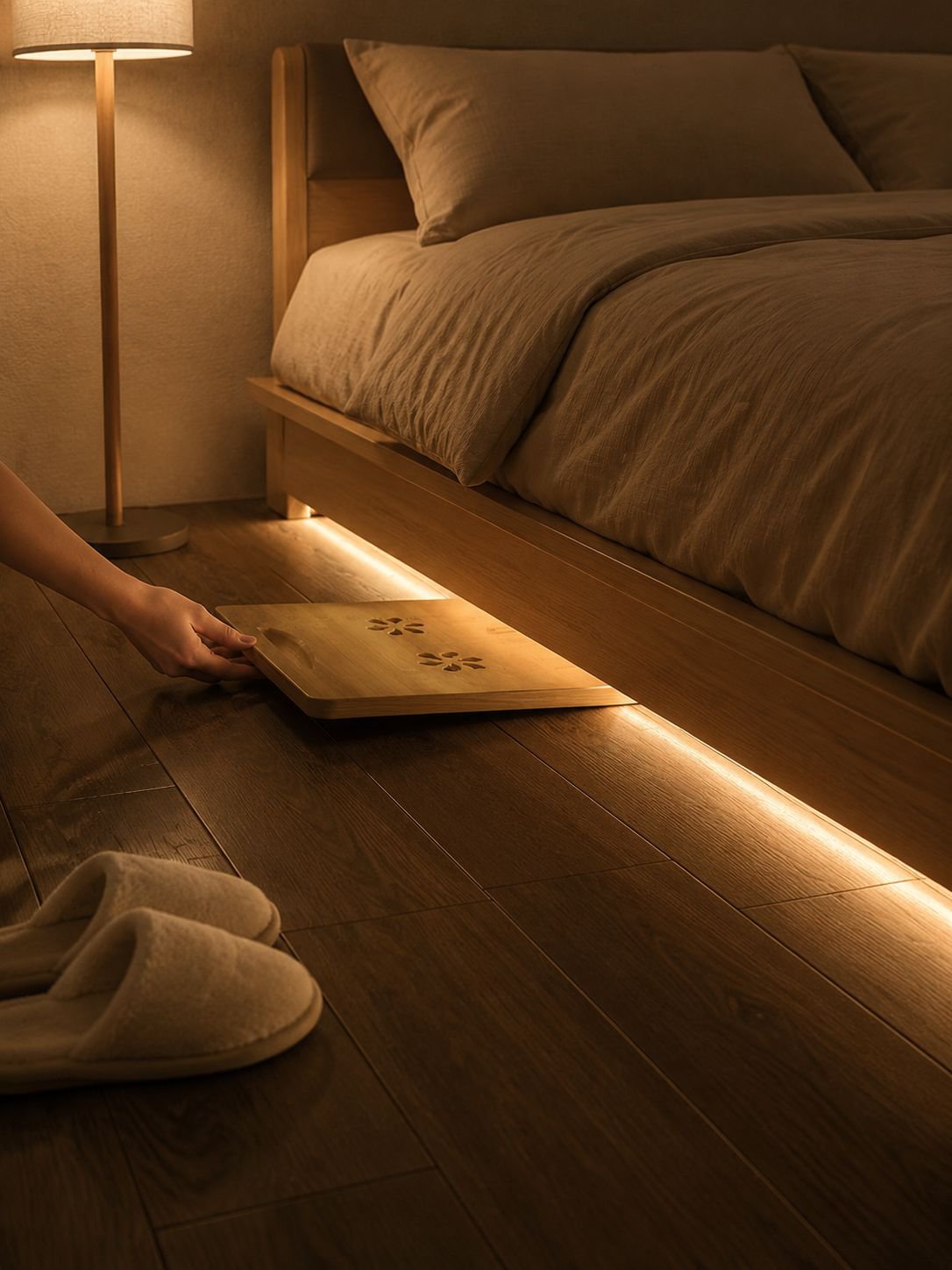 Home Bedside Folding Table, Laptop Desk, Mobile Small Desk