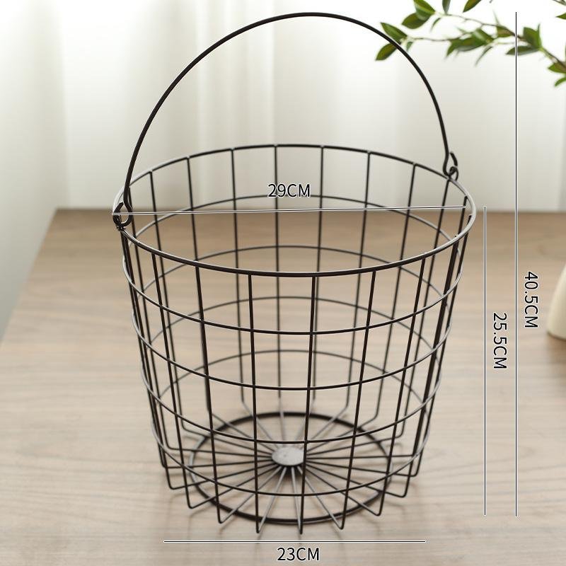 Aufbewahrungskorb aus Schmiedeeisen