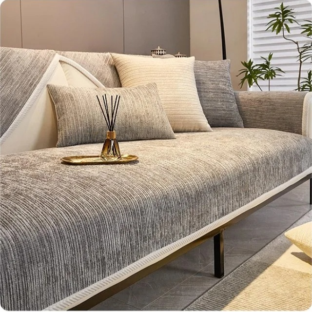 Komplett umhüllender, leichter Luxus-Jacquard Sofaschoner